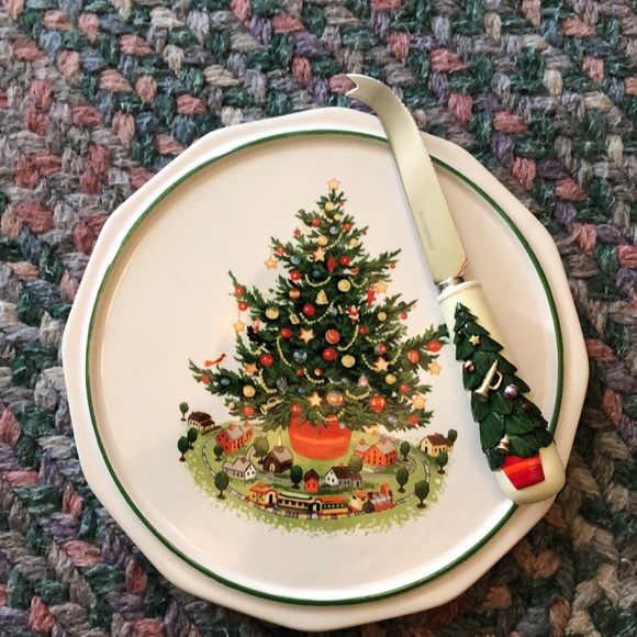 Pfaltzgraff Christmas cheese tray - Picture 3 of 8
